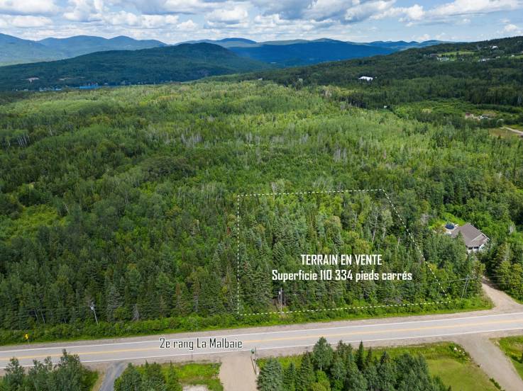 Terrain et terre à vendre - La Malbaie, Charlevoix (MB397)