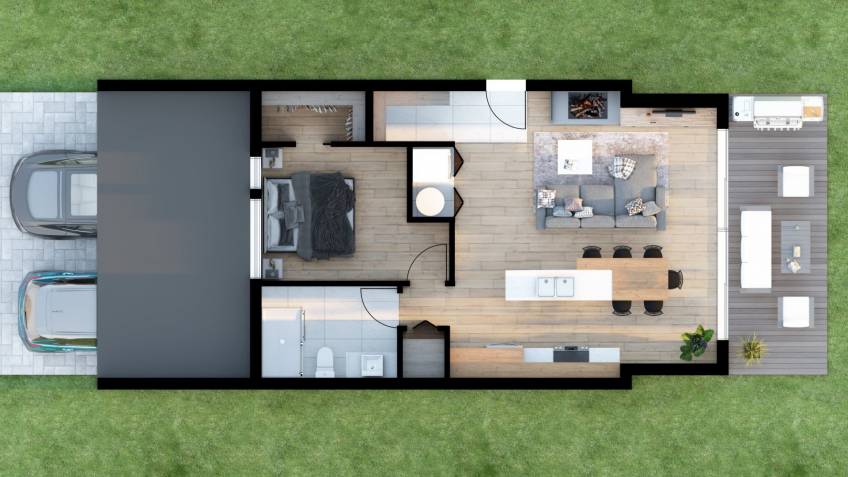 22 - Triplex à vendre, Petite-Rivière-Saint-François (Code - pr746, Charlevoix)
