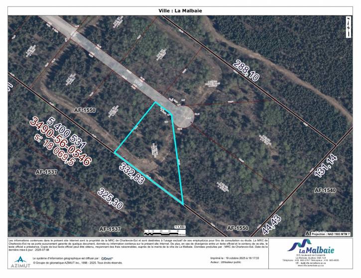 2 - Lot and land for sale, La Malbaie (Code - mb428, Charlevoix)