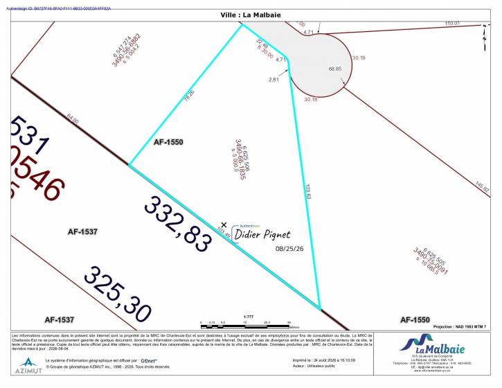 5 - Lot and land for sale, La Malbaie (Code - mb428, Charlevoix)