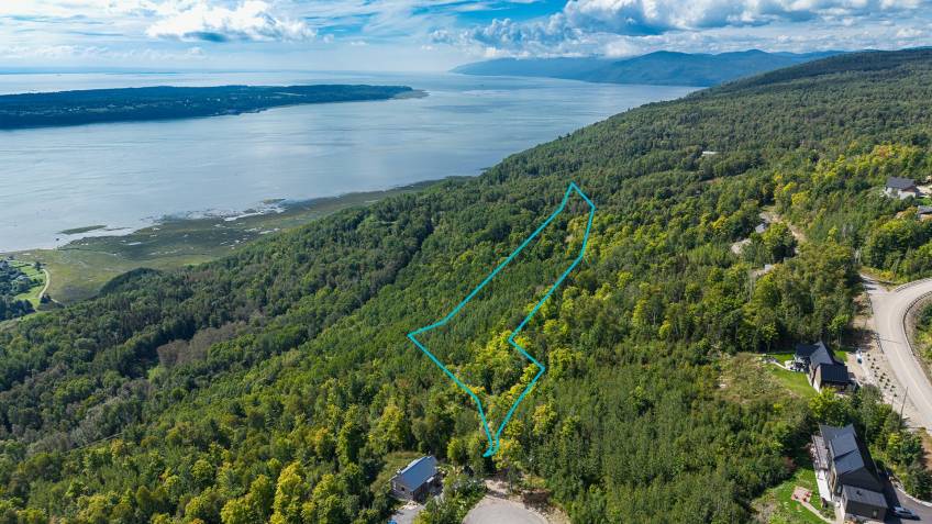 1 - Terrain et terre à vendre, Les Éboulements (Code - eb334, Charlevoix)