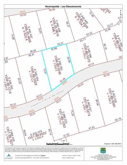 15 - Lot and land for sale, Les Éboulements (Code - eb321, Charlevoix)