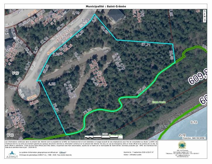 3 - Lot and land for sale, Saint-Irénée (Code - si181, Charlevoix)