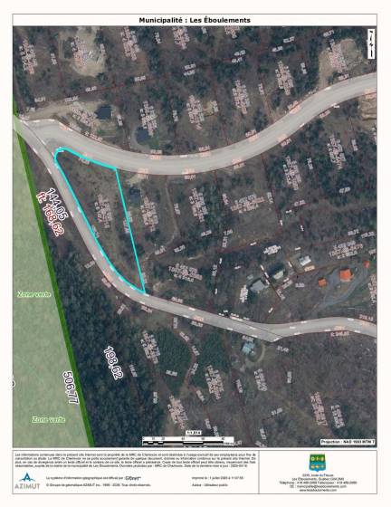 3 - Terrain et terre à vendre, Les Éboulements (Code - eb330, Charlevoix)