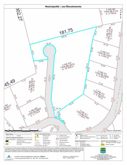 10 - Lot and land for sale, Les Éboulements (Code - eb333, Charlevoix)