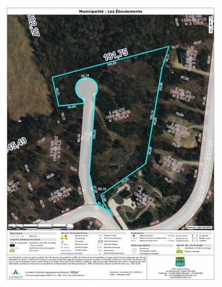 11 - Lot and land for sale, Les Éboulements (Code - eb333, Charlevoix)