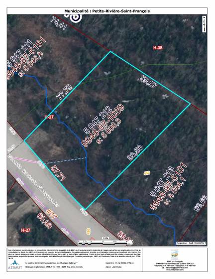 1 - Lot and land for sale, Petite-Rivière-Saint-François (Code - pr824, Charlevoix)
