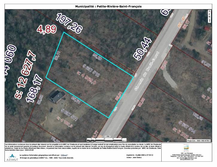 5 - Lot and land for sale, Petite-Rivière-Saint-François (Code - pr821, Charlevoix)