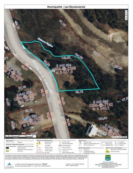 6 - Lot and land for sale, Les Éboulements (Code - eb303, Charlevoix)
