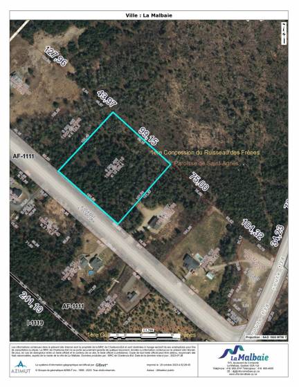 10 - Lot and land for sale, La Malbaie (Code - mb414, Charlevoix)